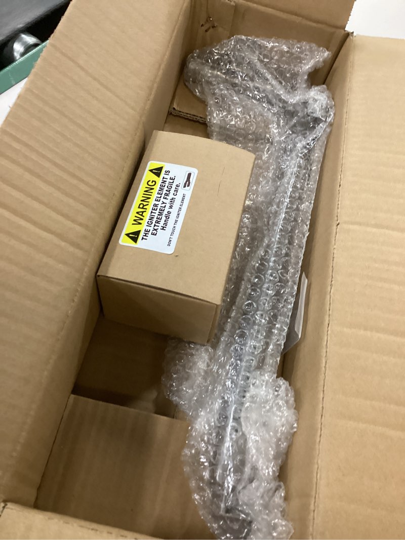 Condition photo showing New/Like New for Upgraded 1 PACK Stainless Steel WB16K10035 Genuine Oven Burner Tube with 1 PACK Igniter Kit for GE Gas Oven Replacement Parts
