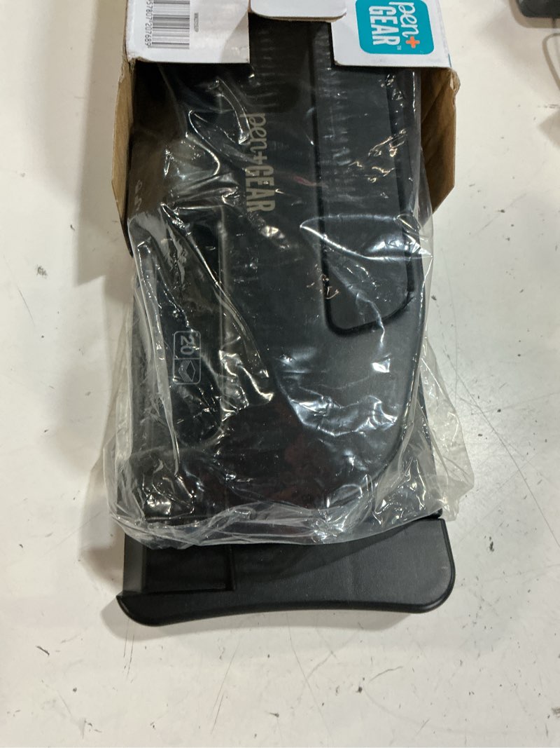 Condition photo showing Good Condition for pen + gear 3 hole punch, 20-sheet capacity, for classroom, office, white+black best