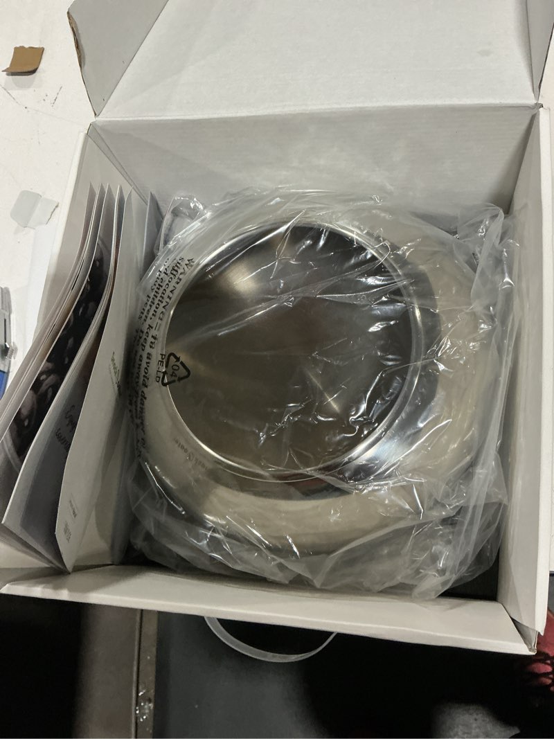 Condition photo showing As Is for aieve snack coater compatible with kitchenaid tilt-head stand mixer, chocolate coating attachment for freeze-dried strawberries,almonds,pistachios & nuts, home & commercial use regular size for tilt-head stand mixer