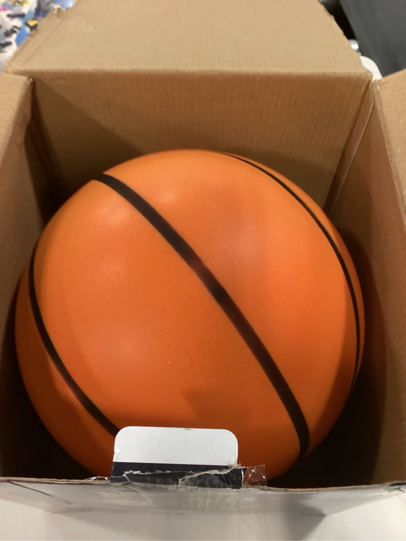 Condition photo showing Good Condition for Silent Basketball Size7, New Upgraded Weight 600g Grooved Airless Indoor Basketball, Non-derforming Package, Real Feel & Bounce Like Official Ball, Quiet Dribbling Indoor Training