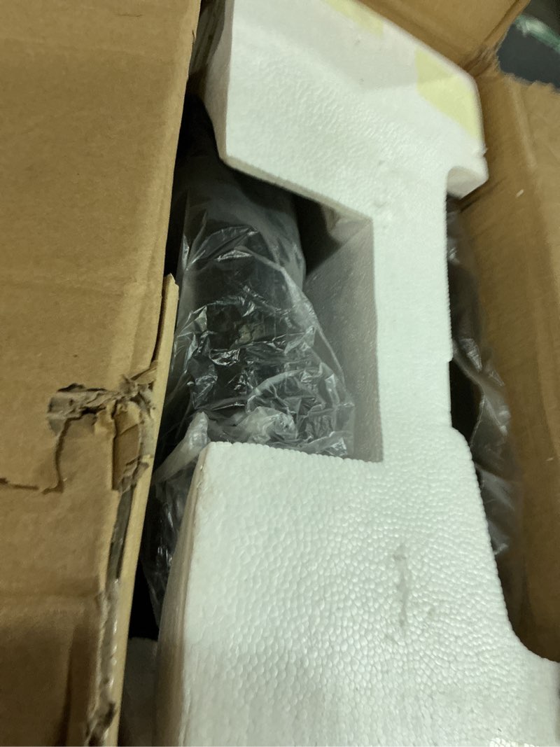 Condition photo showing New/Like New for outdoor heaters for patio, 12h timer&3 heat level, ip54 waterproof electric heater,1500w infrared heating covers 300sq.ft, tip-over protection, towel bracket, remote, 83" patio heaters for outdoor use light black