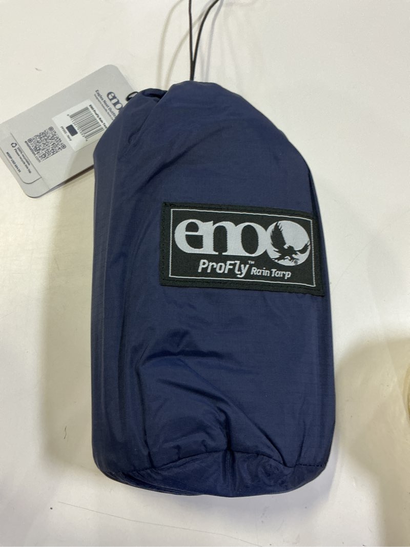 Condition photo showing New/Like New for eno, eagles nest outfitters dryfly rain tarp, ultralight hammock accessory