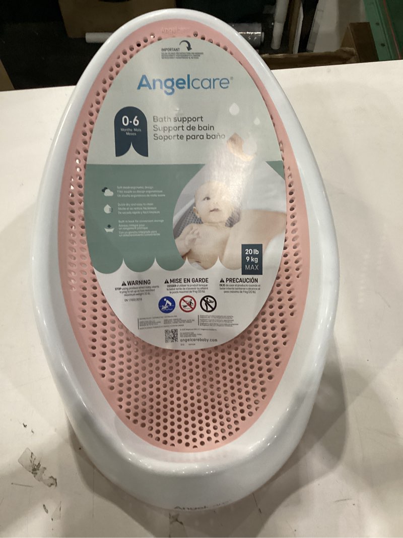 Condition photo showing Good Condition for angelcare baby bath support (pink) | ideal for babies less than 6 months old bath support pink