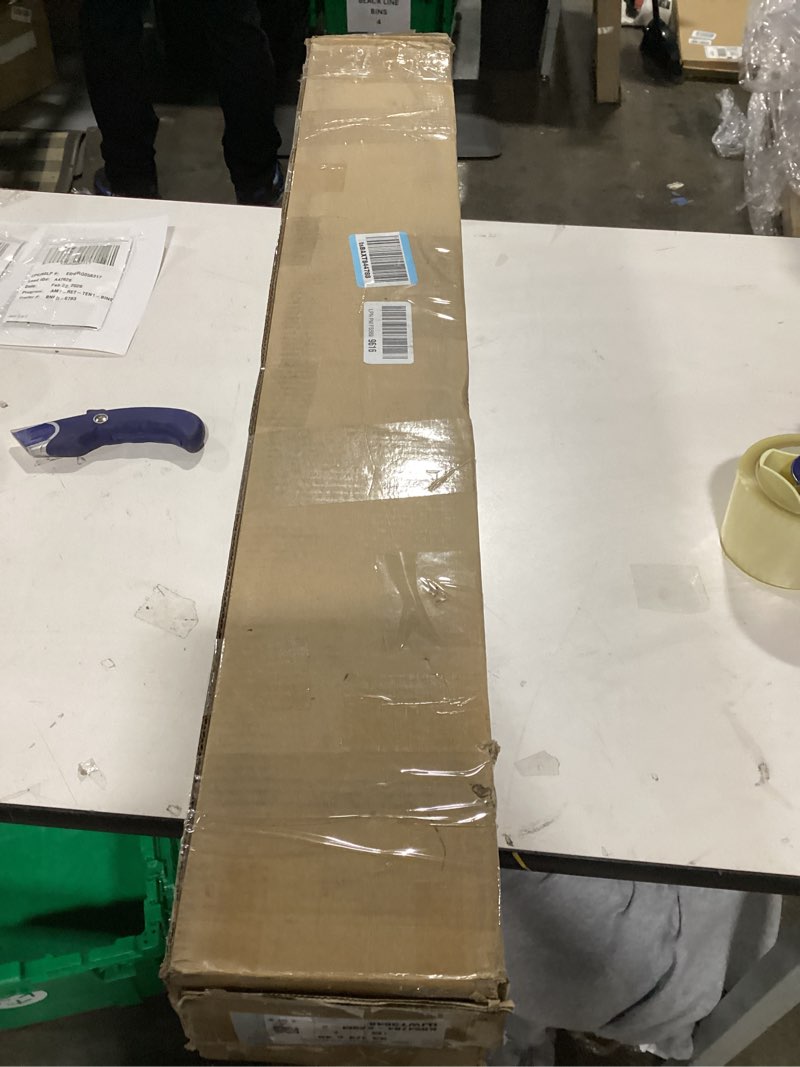 Condition photo showing Good Condition for DEZ FURNISHINGS Cordless 2" Faux Wood Blind, 33.25" W x 48" H, White