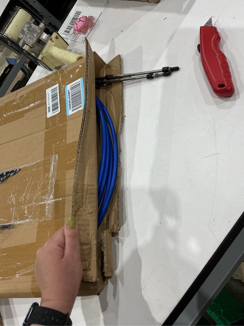 Condition photo showing Good Condition for 10ft 13ft 20ft 8ft marine throttle shift control cable 33c blue compatible with marine outboard engine control box (2pcs,13ft/3.9 meter) 2pcs 13ft/3.9 meter