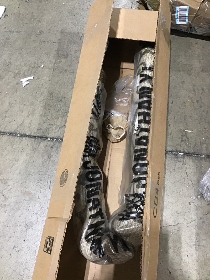 Condition photo showing As Is for JONATHAN Y Vintage Filigree Indoor Outdoor Area Rug 5X8 Beige/Brown, Madrid Textured Weave for Backyard, Patio, Porch, Easy-Cleaning, High Traffic, Pet-Friendly, Non-Shedding (SMB107B-5) Beige/Brown 5'3" x 7'7" (Rectangular)