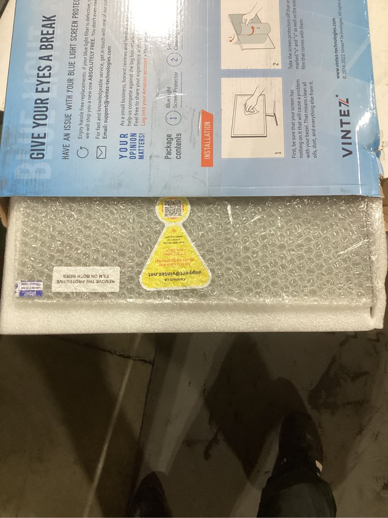 Condition photo showing Good Condition for VINTEZ Blue Light Screen Protector for 23, 23.6, 23.8, 24 Inch Computer Monitor and Laptop – Anti-UV Blue Light Blocking Film for Desktop PC, Eye Protection Filter, 21.2" x 13.4", 1 Pack 1 Pack 23"-24'' DIAGONAL (16:9/16:10)
