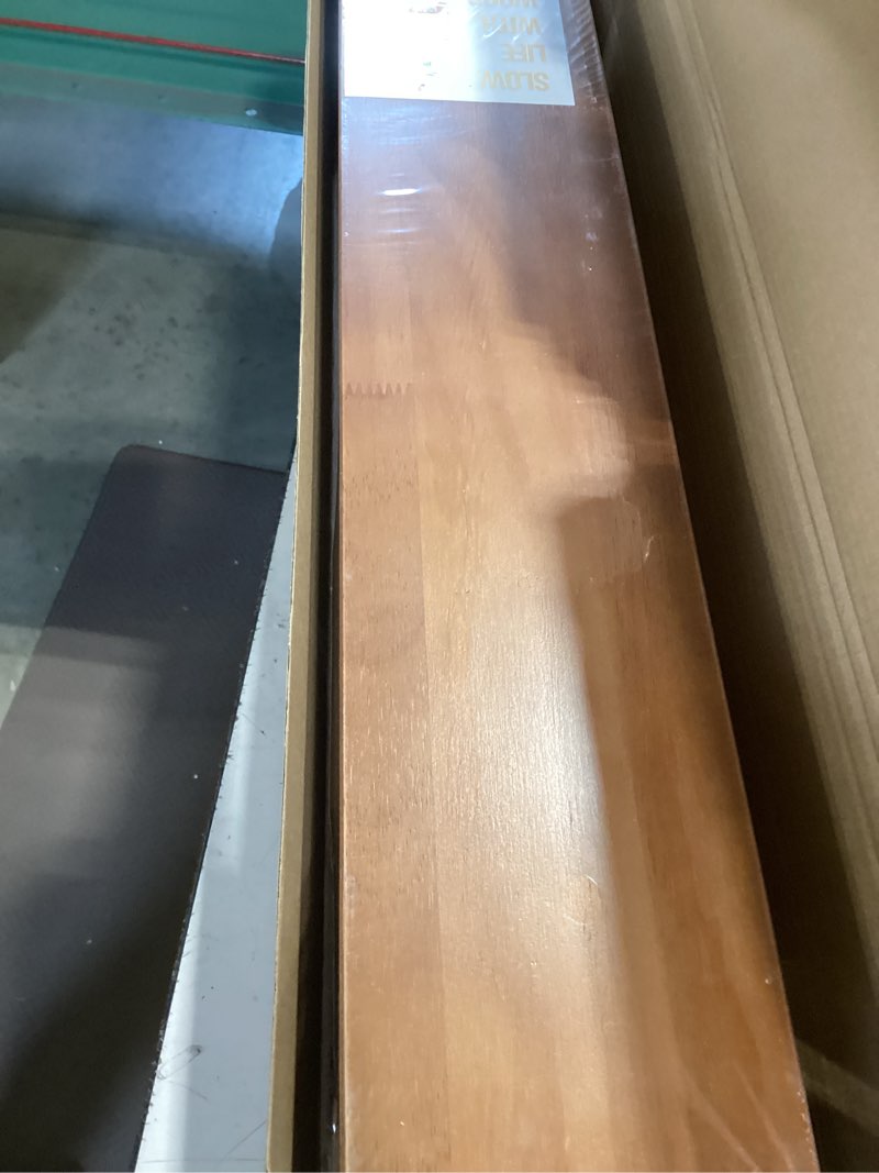 Condition photo showing Good Condition for azsky light walnut floating shelves - baby nursery decor wall book shelves for kids room & bathroom decor - set of 3, 24 inch light walnut 24inch set of 3