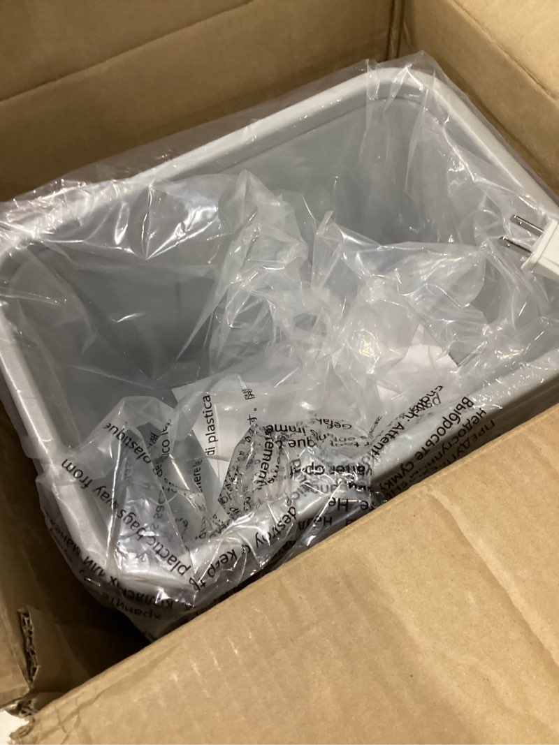 Condition photo showing Good Condition for used untested touchless vacuum automatic dustpan cleaner stationary corded canister vacuum cleaner with dust bag for sweeping hair vacuum for salons pet hair food dirt kitchen