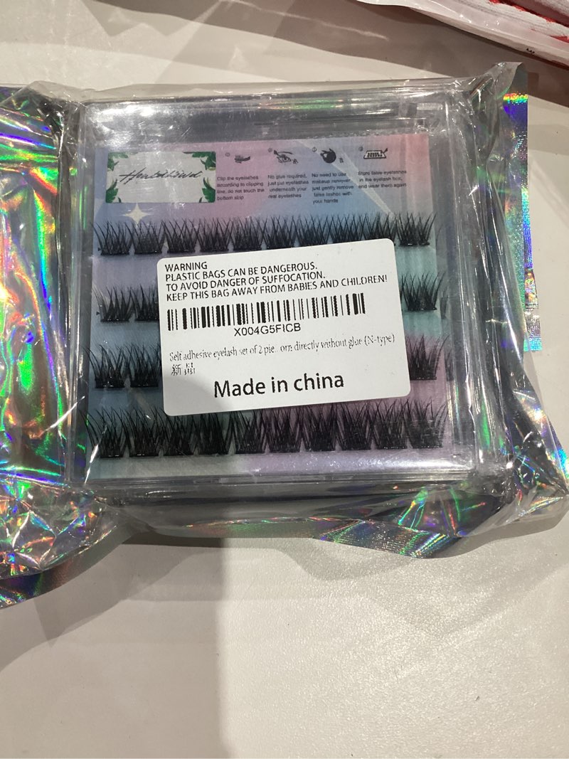 Press On Lashes Complete Kit - Glue-Free False Eyelashes 10-16mm Self-Adhesive Lash Extensions, 2 Bo