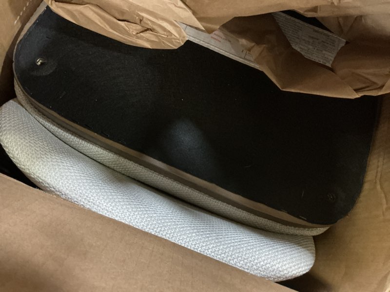 Condition photo showing Good Condition for COLAMY Upholstered Dining Chairs Set of 2, Modern Kitchen Chairs with Back, Fabric Side Chair with Wood Legs for Dining Room Kitchen Restaurant, Beige Neutral Beige Set of 2