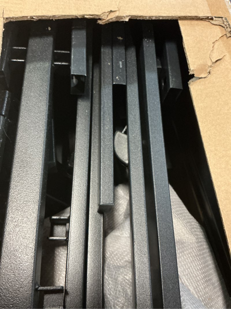 Condition photo showing As Is for EMODA 8 Inch Full Size Box Spring Bed Base, 3000 LBS Heavy Duty Metal Mattress Foundation with Fabric Cover, Easy Assembly, Black Full 8 Inch