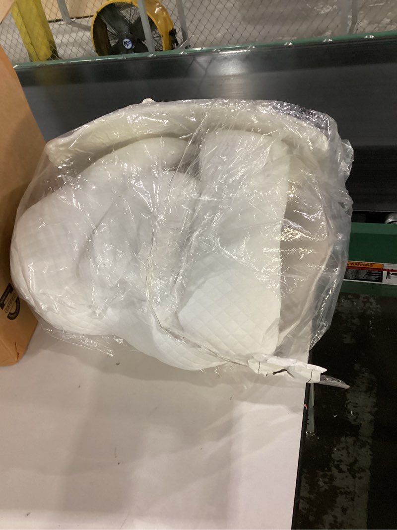 Condition photo showing Good Condition for Face Down Pillow,Face Down Pillow After Eye Surgery,BBL Pillows After Surgery Stomach Sleeping pillowing,Home Massage Pillows Facing Down with Shredded Memory Foam and Removable Cover White