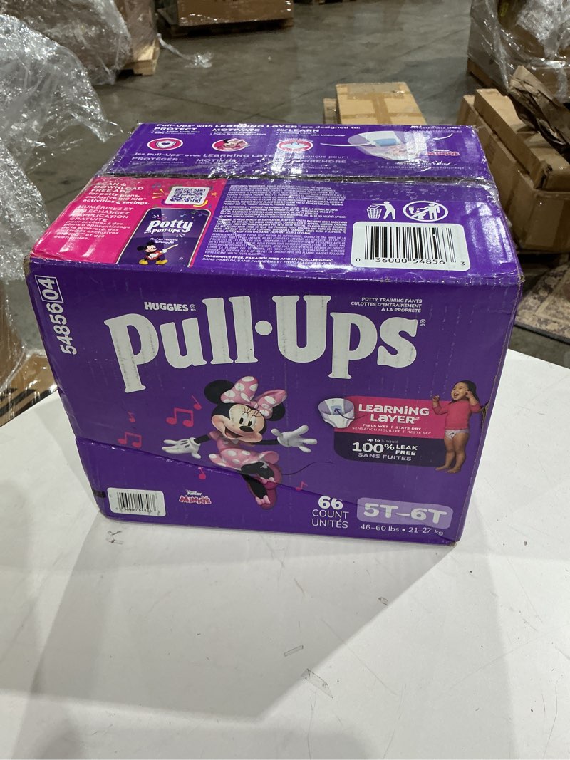 Condition photo showing New/Like New for pull-ups girls' learning designs training pants giga pack - size 5t-6t - 66ct