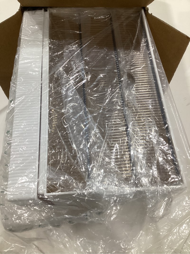 Condition photo showing Good Condition for 3 large drawers makeup organizer - 5 tier bathroom counter organizers and storage, versatile perfume vanity organizer, ideal for cosmetic, large skincare, face mask, office supplies, amber amber 3 drawers