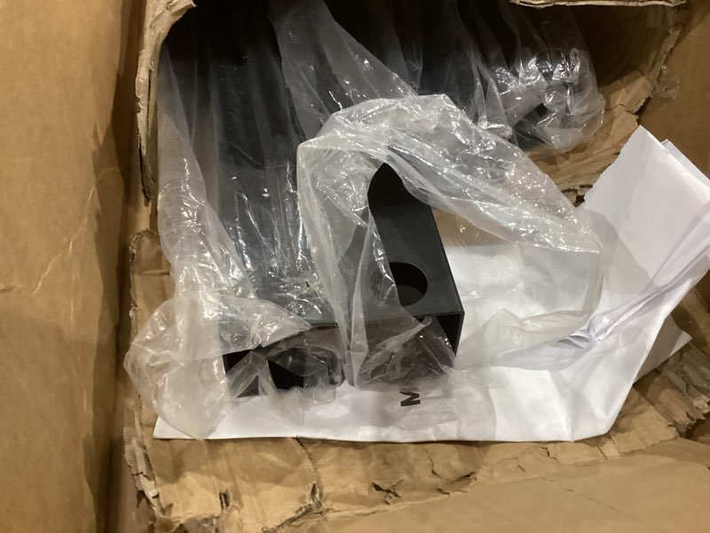 Condition photo showing As Is for muzata 15-20ft modular black side mount cable railing kit 36 inch 4 level post kit complete set cable railing system for decks length adjustable with paper user guide (no handrail) rwf2 bh4s 36" 15-20ft level post kit