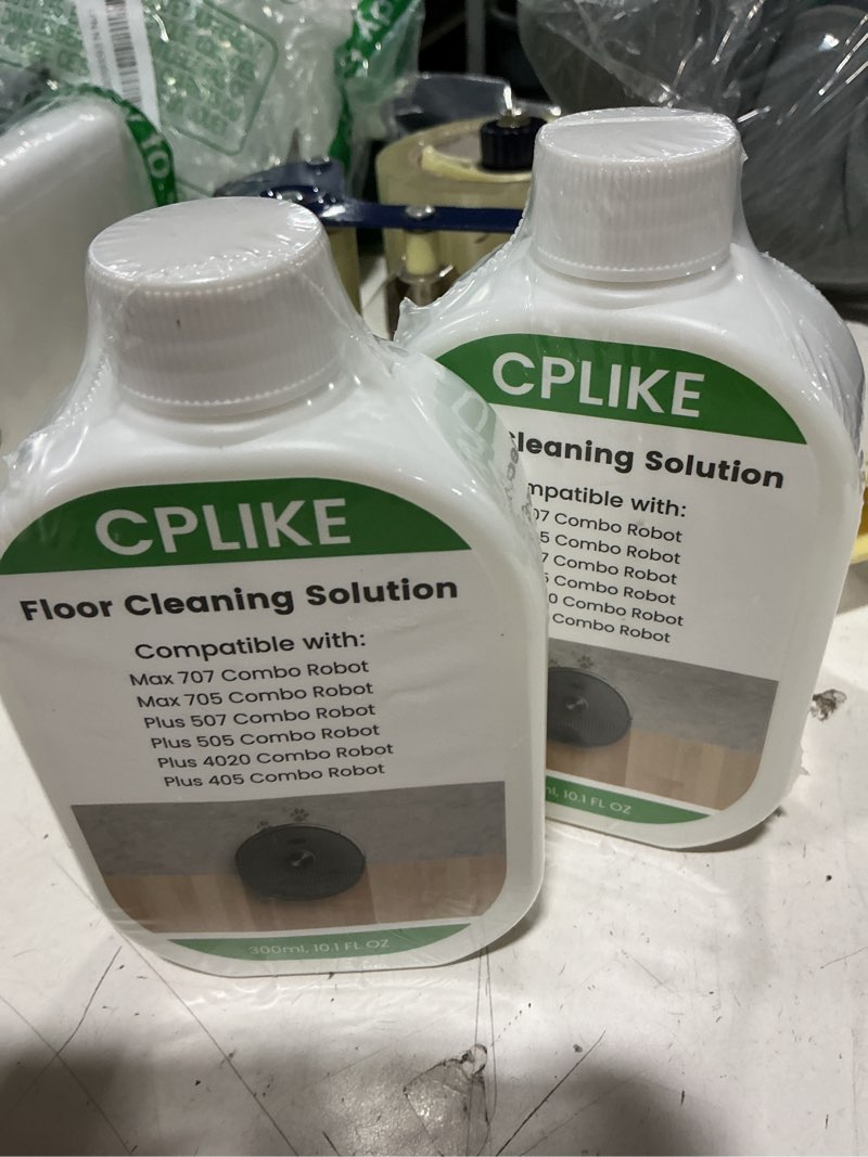 Condition photo showing New/Like New for cplike 2 pack floor cleaning solution compatible with roomba plus 405/4020 / 505/507 max 705/707 combo robots, mopping concentrate for 400 (4000), 500 & 700 series, 10.1 fl oz standard version