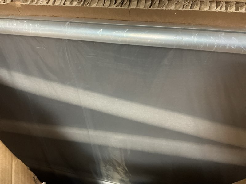 Condition photo showing Good Condition for 48"x36" Enclosed Bulletin Board Weather Resistant Lockable Outdoor Cork Fabric Display Board Aluminum Frame Wall Mounted 2 Locking Door for Office School Commercial 12xA4(Gray, Silver Frame)