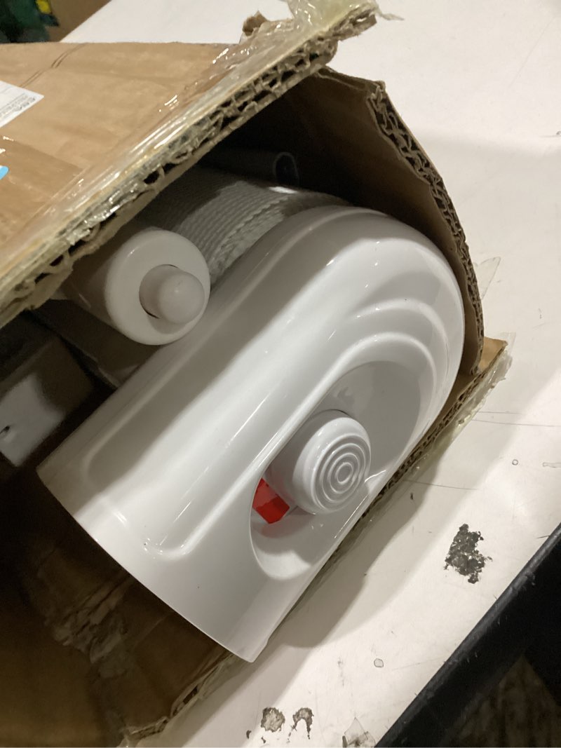 Condition photo showing Good Condition for 160" Retractable Baby Gates, 42" Extra Tall Upgraded Child Safety Gate with Reinforced Strip Design, Prevent from Crawling Underneath, Extra Wide Dog Gate Baby Gates for Stairs Doorways Indoor Outdoor White 42" Tall x 160" Wide