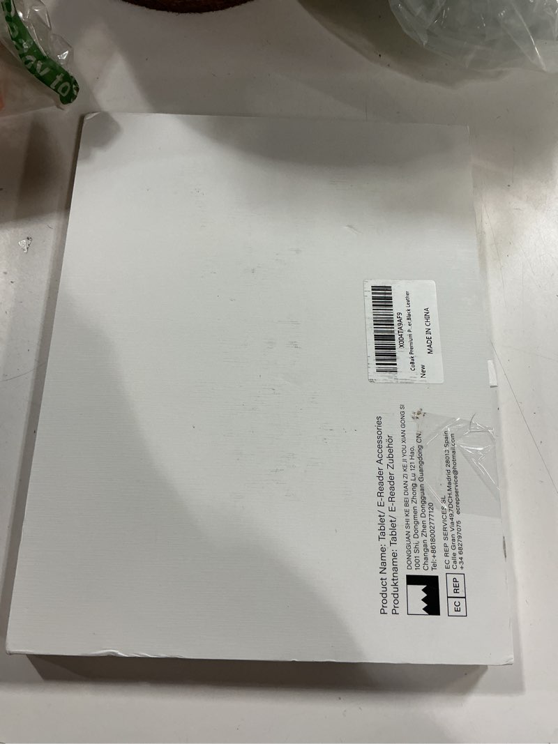 Condition photo showing New/Like New for CoBak Premium PU Leather Case for 10.3" Remarkable 2 Tablet (2020) - Folder Design, Slim Hard Shell with Pen Holder,Black Leather Cowhide Black