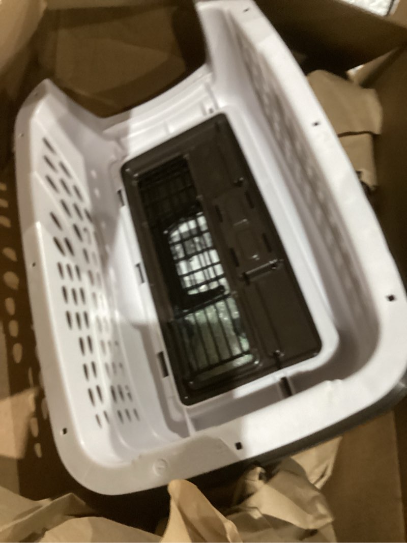 Petmate Dog Crates for Small Dogs & Cat Carriers, Two-Door Plastic Pet Kennel, Top & Front Loading, 