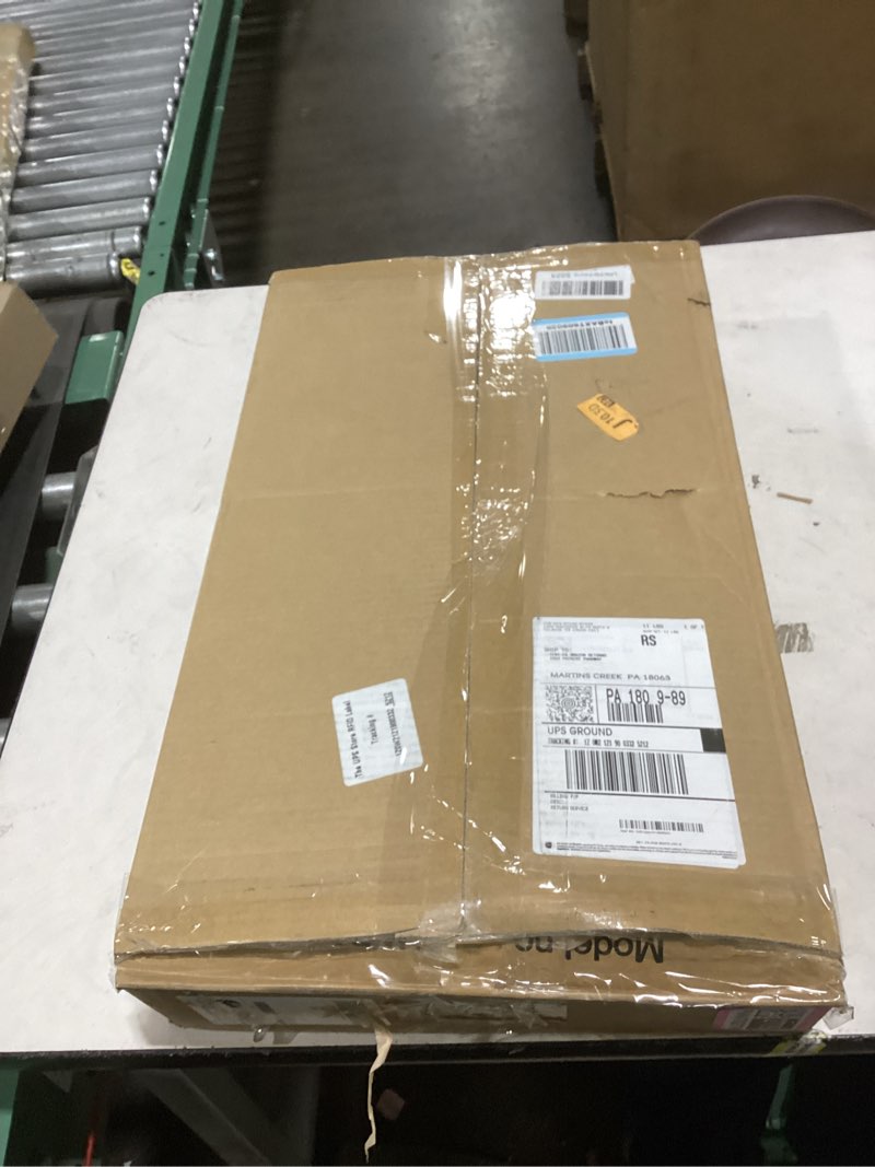 Condition photo showing New/Like New for Amazon Basics 3-Shelf Adjustable Heavy Duty Steel Wire Rack Storage Shelving Organizer for Kitchen, Garage, 23.2" L x 13.4" W x 30" H, Black 3-Shelf Narrow Black