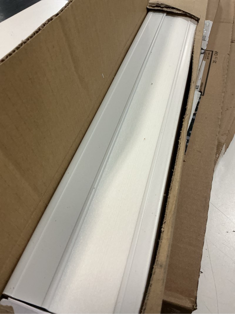 Condition photo showing Good Condition for blindsavenue cellular honeycomb cordless polyester shade, 9/16" single cell, light filtering, white, size: 34.5" w x 72" h