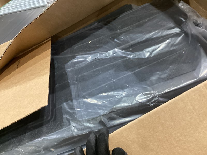 Condition photo showing As Is for Cargo Mat & Backrest Mats Compatible with 2022-2025 Lexus LX 600 (Only Fits 7 Passenger Models) - TPE All Weather Rear Cargo Liner Rear Trunk Liner Back Seat Cover Protector