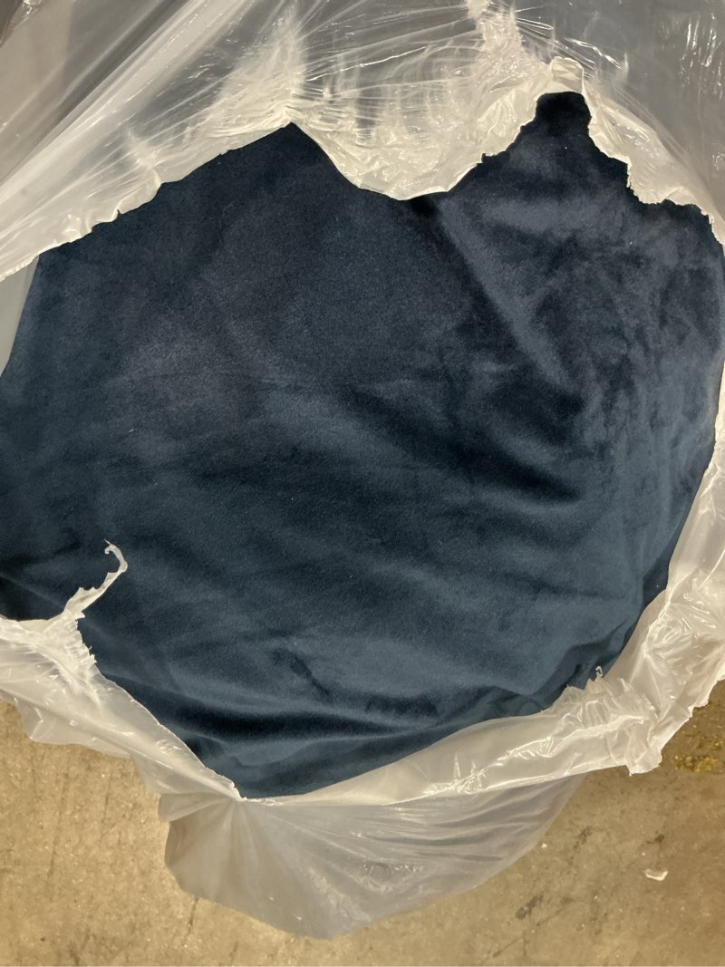 Condition photo showing As Is for BEDELITE Fleece California King Comforter Set -Super Soft & Warm Fluffy Navy Blue Bedding, Luxury Fuzzy Heavy Bed Set for Winter with 2 Pillow Cases Navy Blue California King