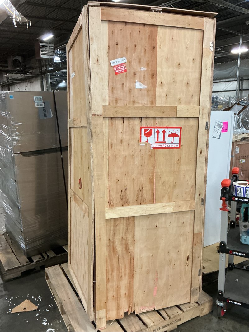 Condition photo showing New/Like New for Cigar Climate Control Cabinet, Raching MON5800 Cigar Humidor Cabinet with Ammonia Removal, 570L Wood