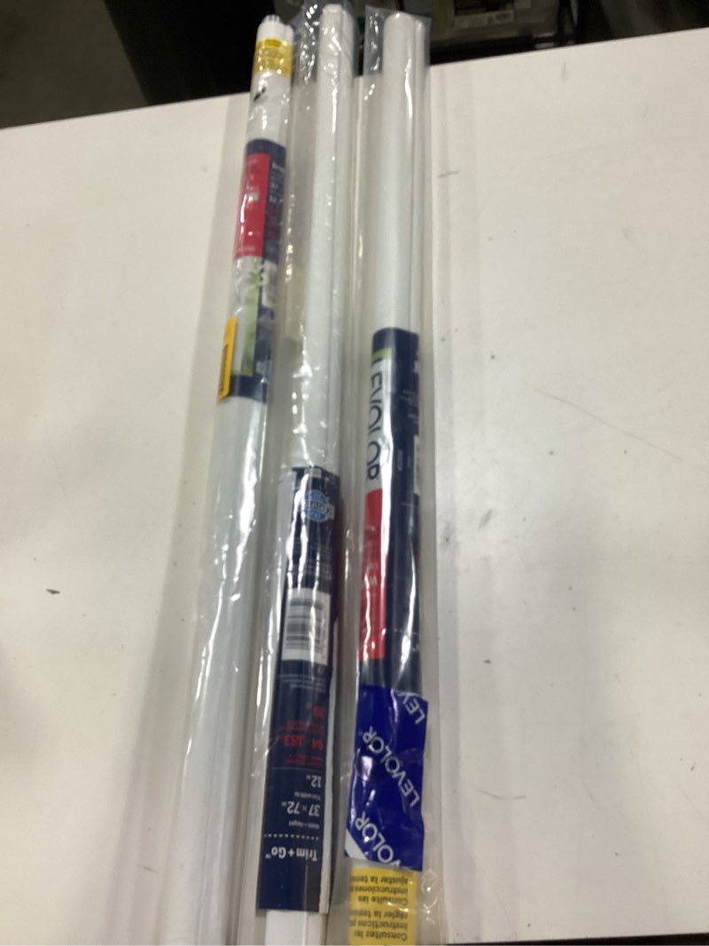 Condition photo showing New/Like New for levolor 37-in x 72-in white light filtering cordless roller shade 3 pack