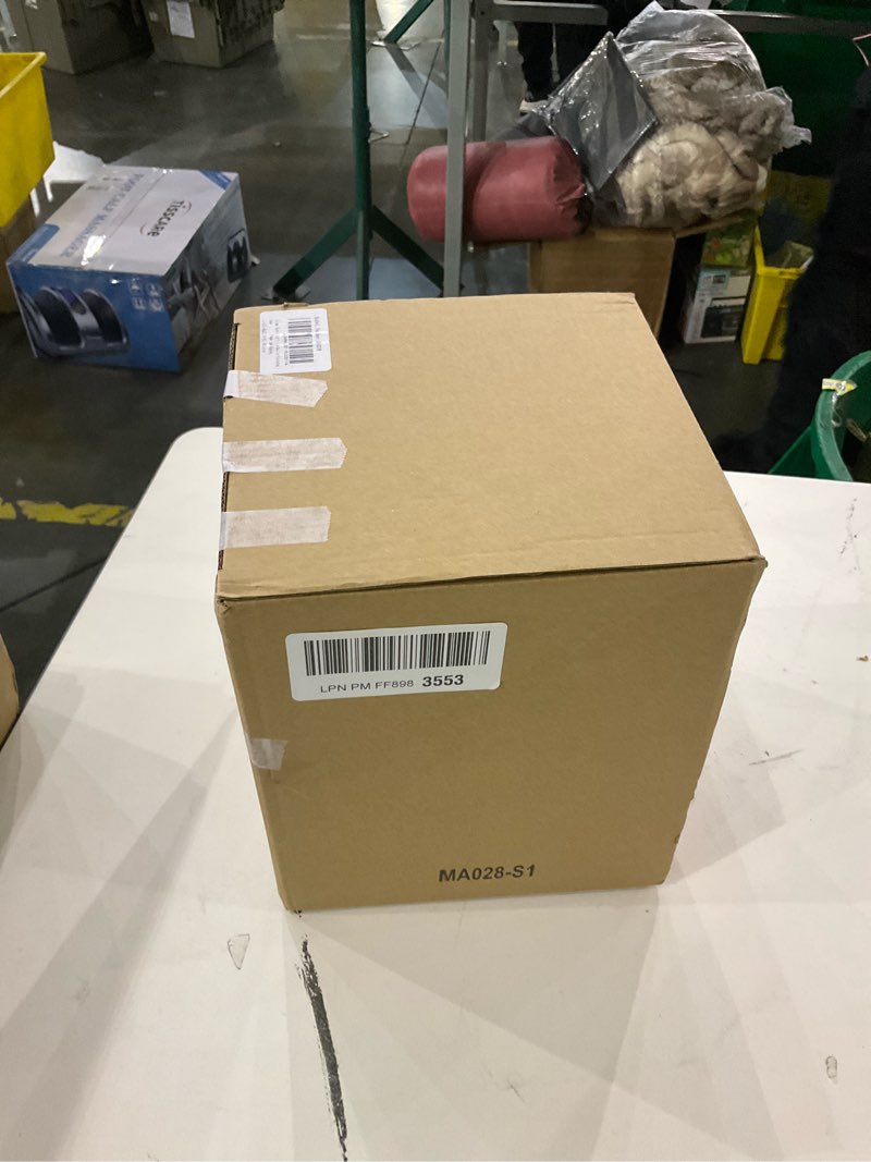 Girimax White 3 Wick Flameless Candle with Remote, 6x6 inch Giant LED Pillar Candle, Battery Operate