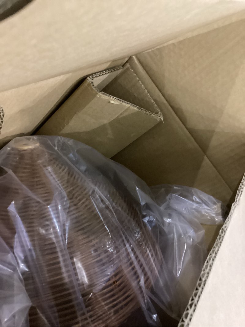 Labviyhi Handmade Natural Rattan Pinecone Pendant Lamp Shade – Eco-Friendly Boho Home Decor, Unique 