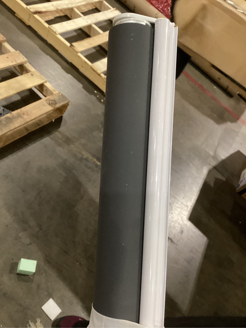 Condition photo showing Good Condition for cordless roller shades blackout blinds for windows room darkening rolled up shades with spring system, uv protection window shades door blinds for home and office (70" w x 72" h, black) 70"w x 72"h black