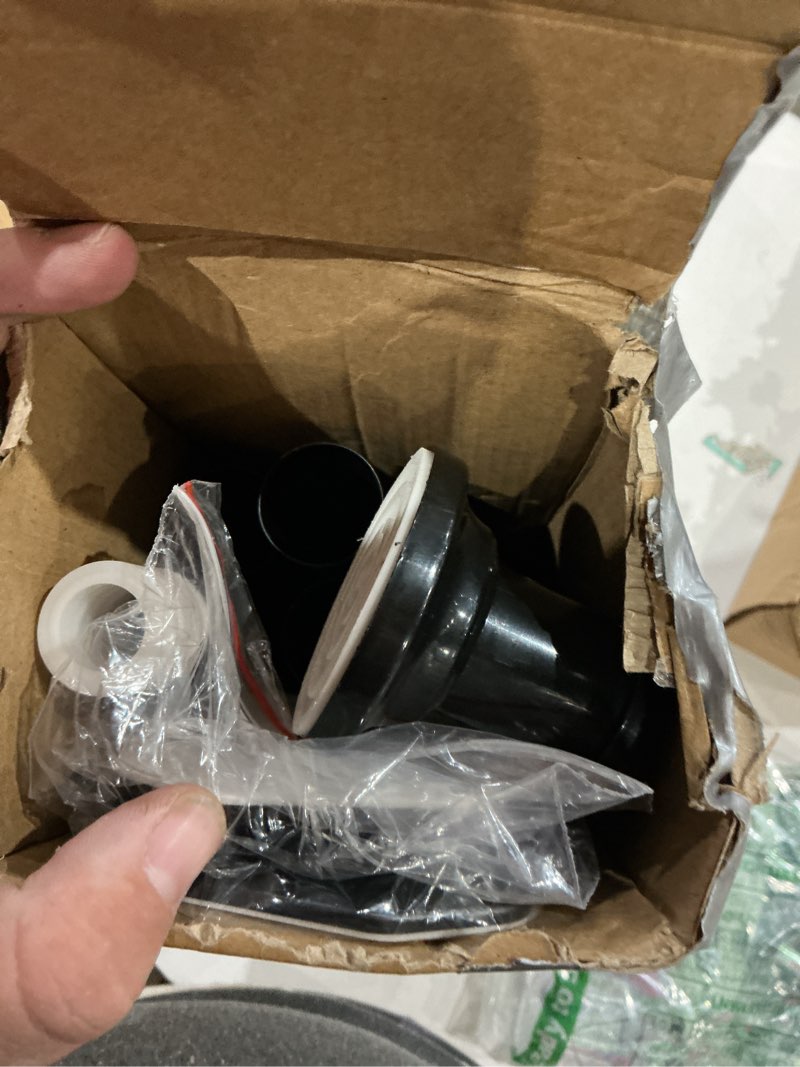 Condition photo showing Good Condition for shower curtain rod adjustable 43-78 inch, 1"diameter spring tension curtain rod no drill, anti-rust non-slip shower rod, black shower curtain rod for bathroom tension black 43"- 78"