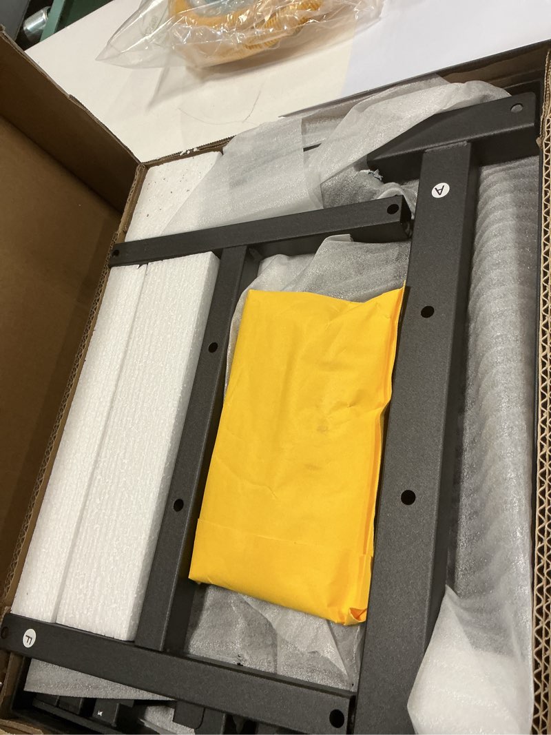 Condition photo showing Good Condition for Rolling Work Table Adjustable Height - Rolling Tool Cart with Drills Storage, Portable Mechanic Cart Tool Storage Organizer on Wheels for Garage Bike Work Shop