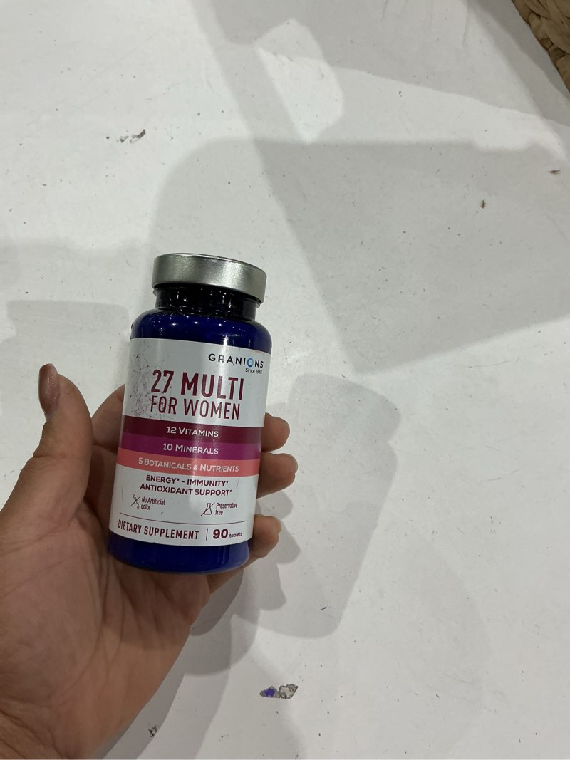 Condition photo showing Good Condition for granions multi 27 vitamins, minerals, plants, vitamins a b c d3 e + oligo elements zinc magnesium coq10 - optimised assimilation, immunity antioxidant energy - complete multivitamin for women