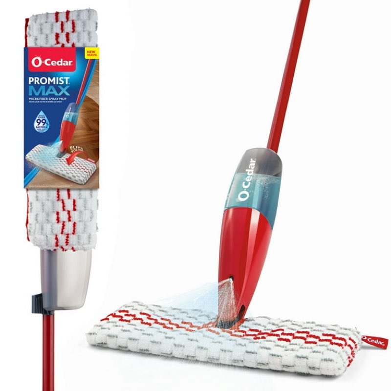 o-cedar promist max microfiber spray mop
