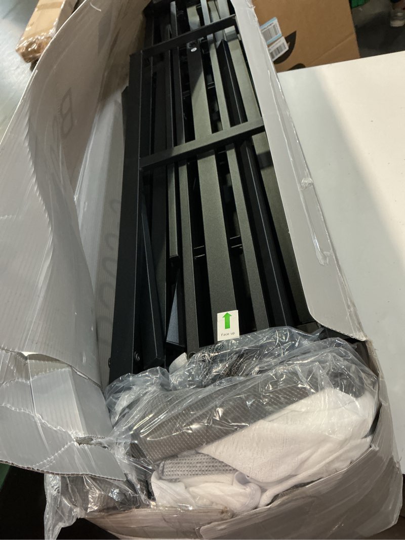 Condition photo showing Good Condition for osaset full box spring, 9 inch metal full size box spring only, heavy duty metal frame mattress foundation support for 3000lbs, easy assembly, noise free, non slip 9 inch full