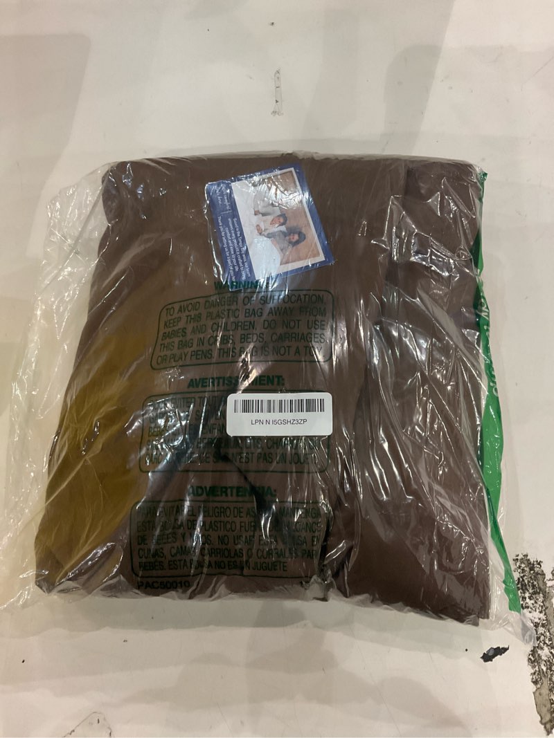 Condition photo showing New/Like New for Duvet Cover King Size Set - Extra Soft King Size Duvet Cover 104 x 90 with 2 Pillow Shams - Hotel Luxury, Easy Care and Fade Free with Zipper Closures & Ties - Comfy, Breathable Bedding Set (Brown) 17 - Brown (No Comforter) King (104x90)