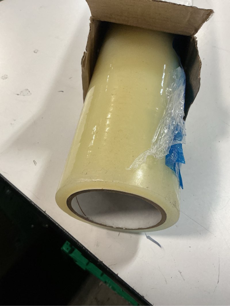 Condition photo showing Good Condition for TapeManBlue Carpet Protection Film 24" x 200' roll, Self Adhesive Plastic Carpet Protector Film with Clean Removal & Easy Unwind, Durable Protection Tape to Shield Your Surface from Dirt and Spills