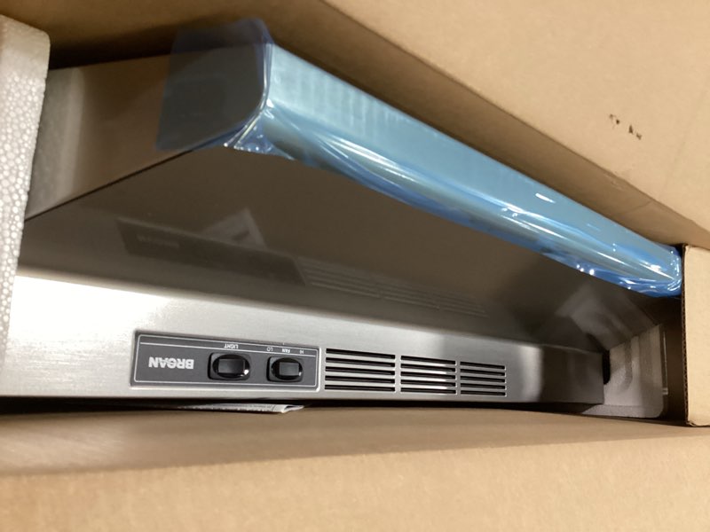 Condition photo showing Good Condition for broan-nutone 4130sf fingerprint resistant ductless under-cabinet range hood, 30-inch, stainless finish with print guard