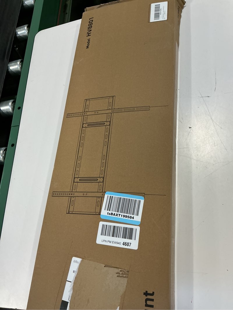Condition photo showing New/Like New for HOME VISION Heavy Duty Fixed TV Wall Mount Bracket, 264 Lbs Capacity for 48-120 Inch Extra Large Flat Screen Smart TVs, Max VESA 800x600 mm, Stud Spacing 12"-28", Low-Profile Flush Slim Design, HV8801