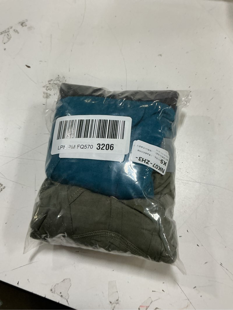 Condition photo showing Good Condition for Boys' Boxer Briefs 6-Pack – Soft, Breathable, Tagless, Moisture-Wicking Underwear with Fly, Lightweight & Stretchy Black/Pea Green/Light Blue/Navy Blue/Army Green/Peacock Blue X-Small
