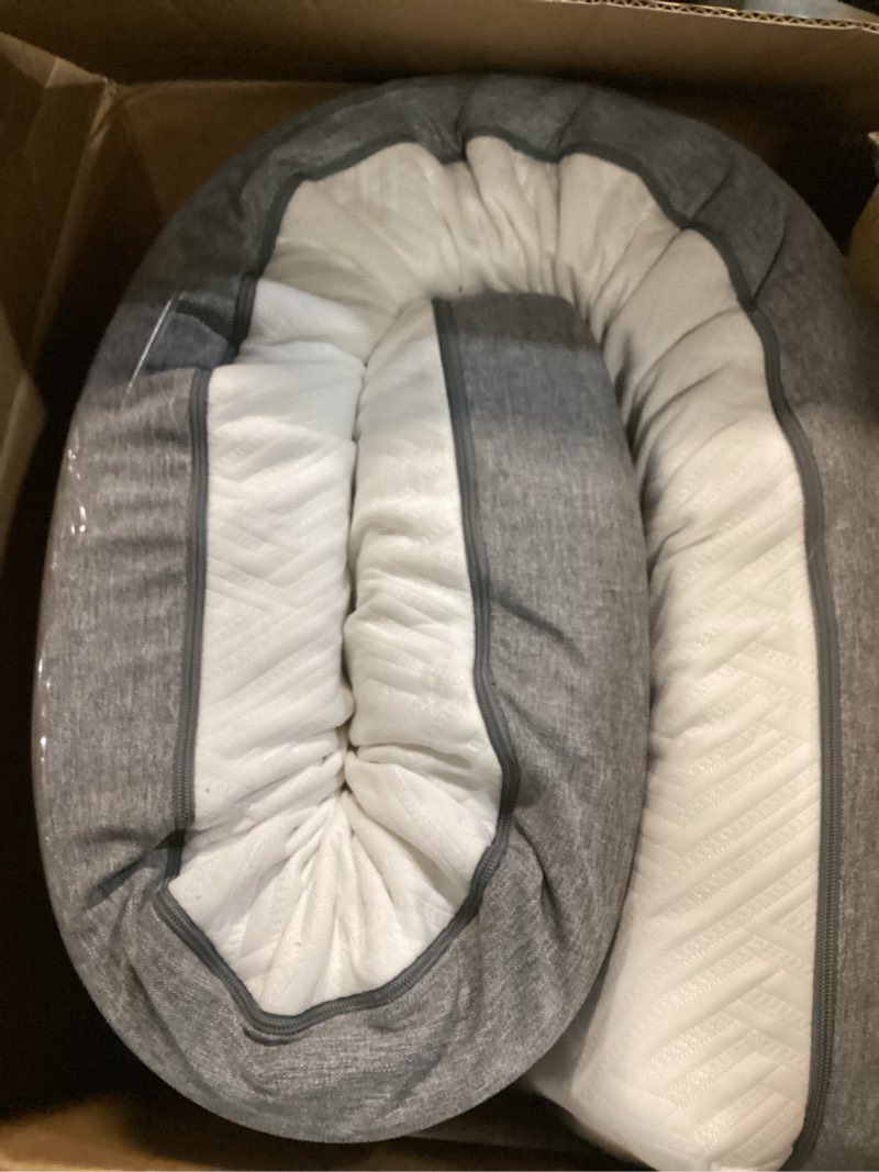 Condition photo showing Good Condition for Novilla Twin Mattress, 6-Inch Gel Memory Foam Mattress for Cool Night Sleep & Pressure Relief, Medium Firm Twin Size in a Box, Bliss Grey Twin 6 Inch