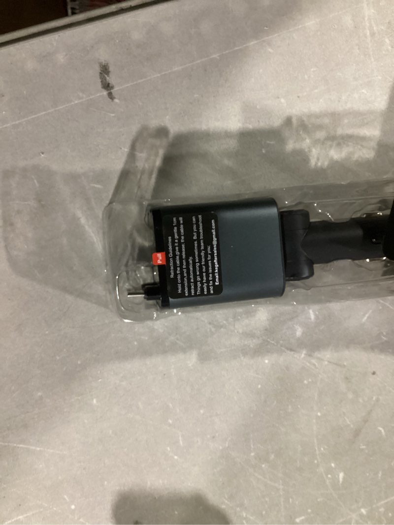 Condition photo showing Good Condition for Retractable Car Charger Adapter for iPhone 17,4 in 1 Fast Charging Car Phone Charger,69W USB C Car Truck Accessories,Road Trip Essentials Gift for Men Women for iPhone 17 Pro Max/16/15/14/13/12,Galaxy Cord for Apple+Type C