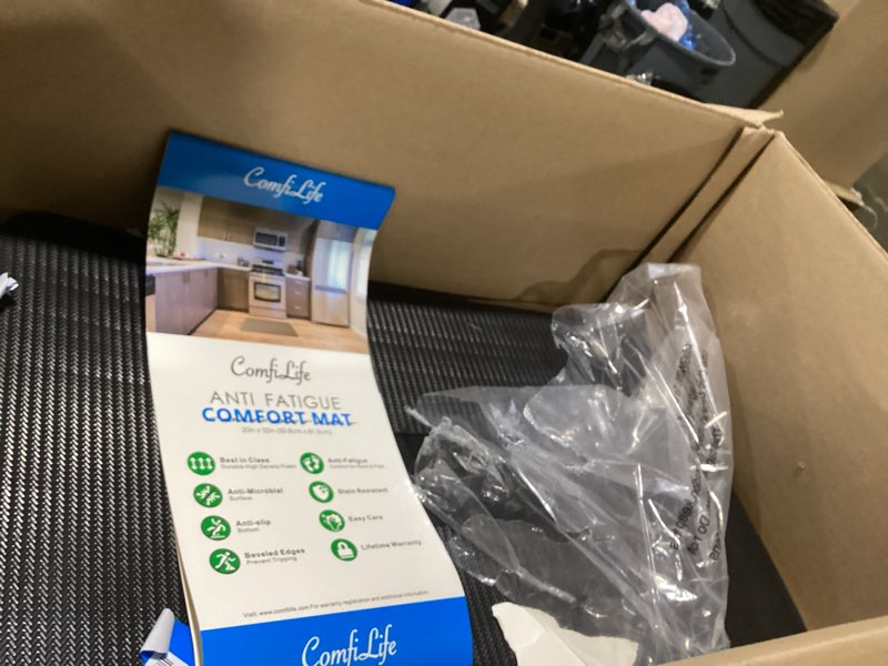 Condition photo showing New/Like New for comfilife anti fatigue floor mat – 3/4 inch thick perfect kitchen mat, standing desk mat – comfort at home, office, garage – durable – stain resistant – non-slip bottom (20" x 39", navy)