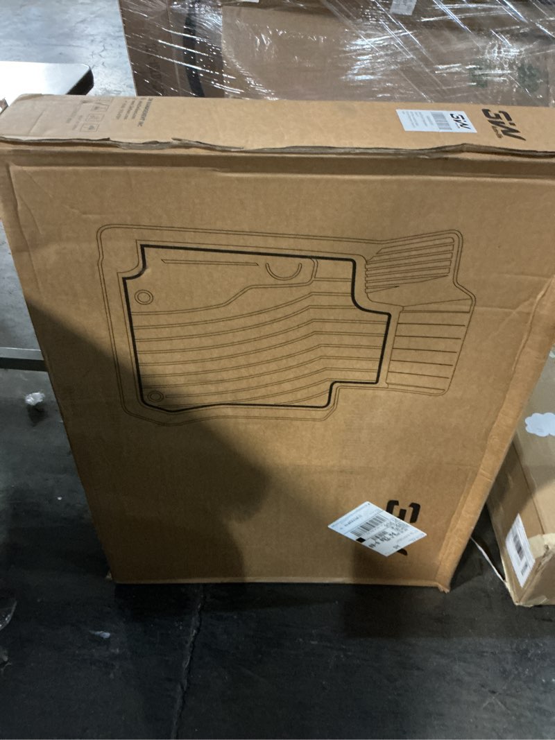 Condition photo showing New/Like New for 3W Floor Mats Fit for Jeep Grand Wagoneer/Grand Wagoneer L 2022 2023 2024 7 seat(Not Fit for 8 Set), All-Weather TPE Custom Fit Wagonner Floor Liner for 1-3 Rows Full Set Car Mats Wagoneer 7seat 2022-2024 Floor Mats