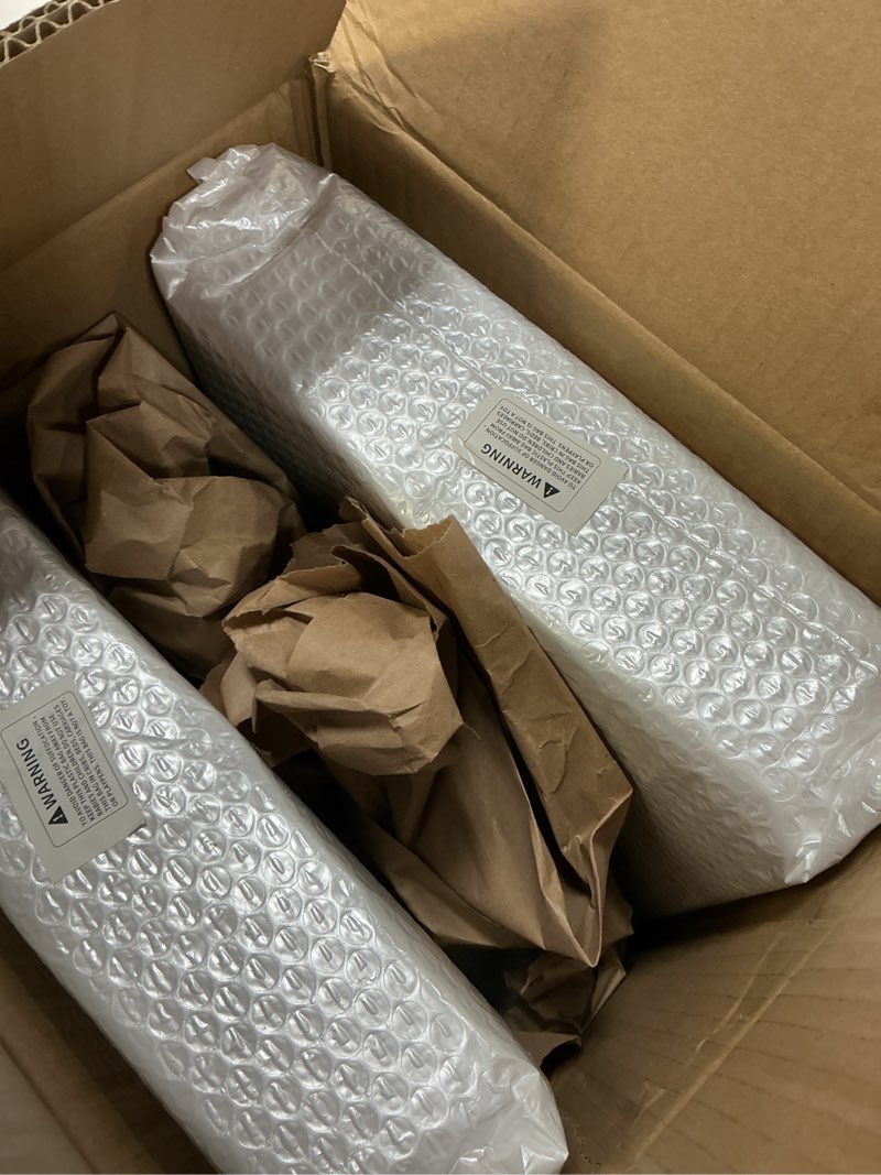 Condition photo showing Good Condition for JOYZAN Narrow Bathroom Storage Cabinet with Movable Wheels, Slim Storage Cabinet with 3 Doors & Removable Panel, Skinny Bathroom Organizers and Storage for Small Space, Corner, Kitchen, Laundry 3-Tiers