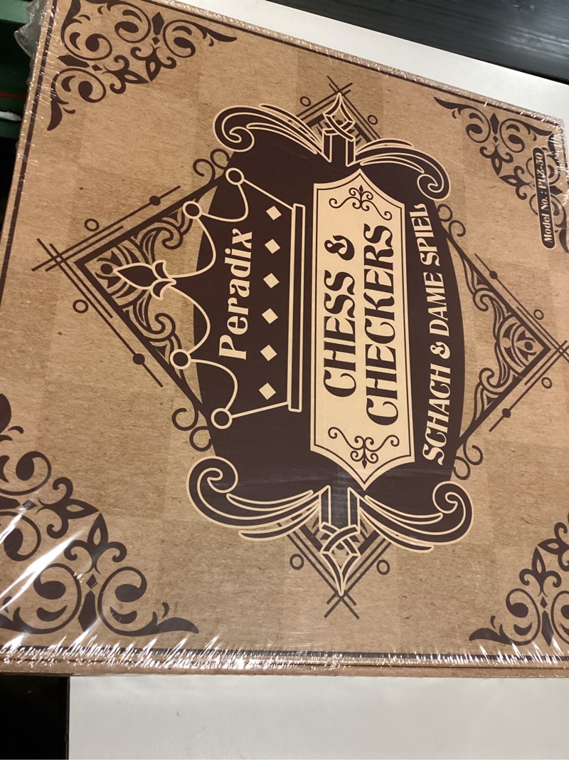 Condition photo showing New/Like New for Peradix Magnetic Chess Set with 2 Built-in Storage Drawers, 15'' Wooden Strategy Board Games, 2 Extra Queens, Luxury Magnet Chess Game for Adults, Kids and Family Game Night, Gift Package 15 Inches